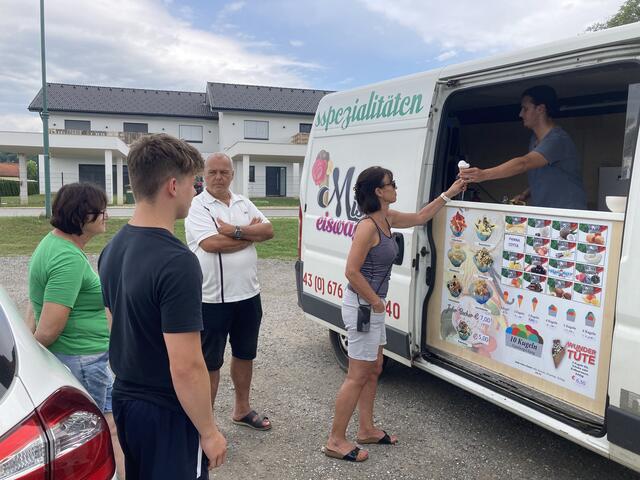 Organisatorin Birgit Lang hat das Eis besonders verdient