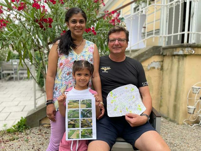 Auch Frau Hemali und Tochter Shivani kommen zur WM mit. | Foto: Hahn