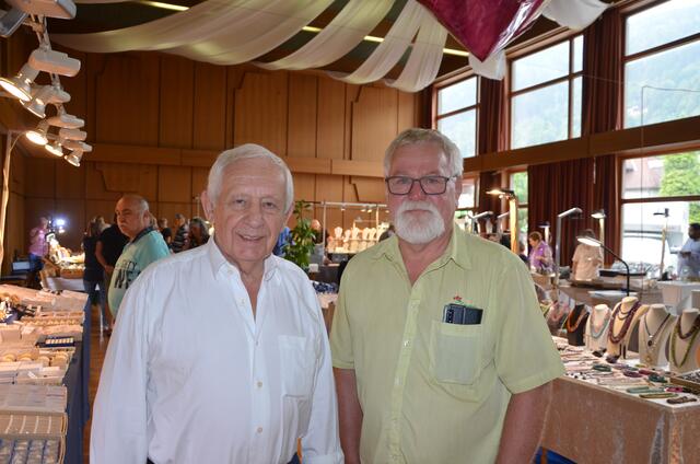 Die Veteranen Gerhard Fischer und Adi Winkler