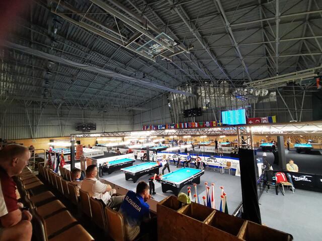 Auf 24 Tischen wird bei der Jugend Europameisterschaft in Slowenien gespielt. 