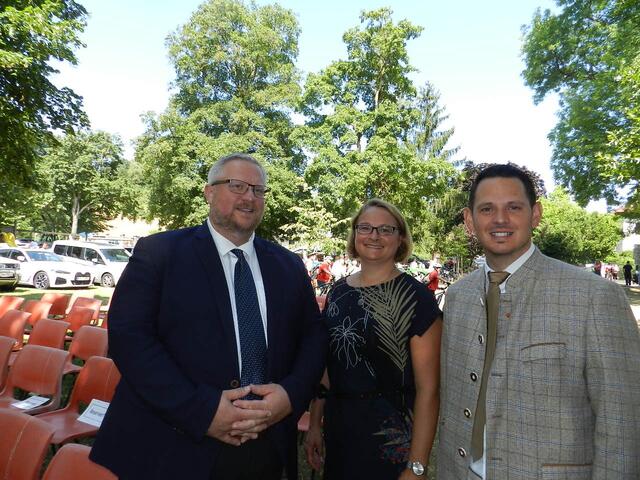 Bgm Michael Göschelbauer,Bgm Irmgard Schibich, Mit Neulengbach Bgm Jürgen Rummel Im Gespräch