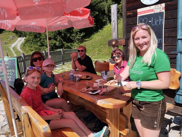 Freundliche Bewirtung