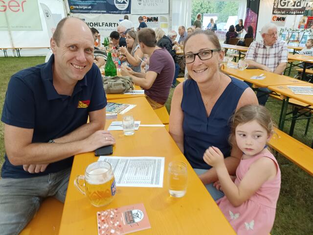 Holger, Margit und Katharina waren in bester Stimmung