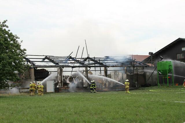 Großeinsatz bei Brand in Berndorf | Foto: FF Oberndorf