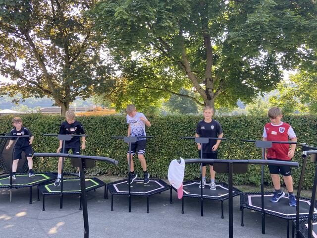 Einfach mal nach Lust und Laune jumpen.  | Foto: Sarah Trummer