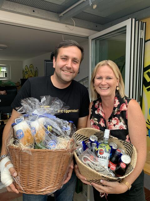 Obmann Martin Schwarzl und Kassierin Martina Schwindsackl freuen sich auf die Tennistrophy 2023 des UTC Eggersdorf. | Foto: UTC