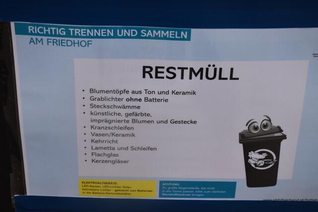 Was in die Restmülltonne gehört. | Foto: Alexandra Goll