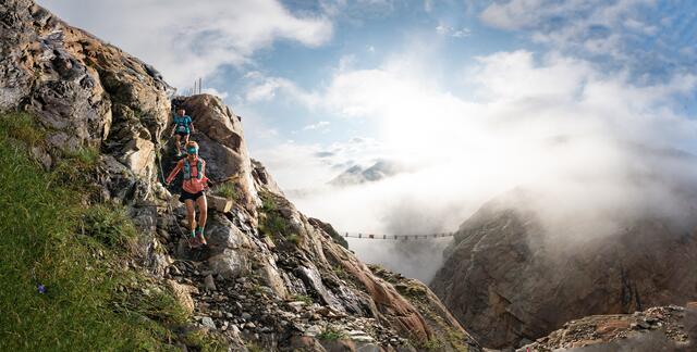 Die technisch anspruchsvollen Strecken führten die AthletInnen in die beeindrucke Natur rund um Gurgl.