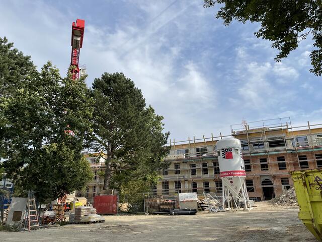 So schaut es derzeit auf der Baustelle aus.  | Foto: Kammann