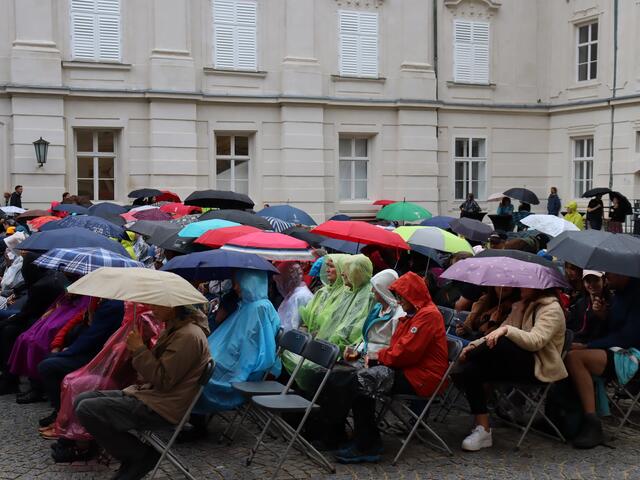Großer Andrang trotz des Regenwetters.  | Foto: Alicia Martin Gomez 