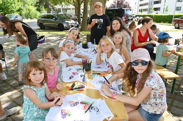 Kreativität zeigen die Kinder beim Ferienspiel in Baden. | Foto: 2023psb/sap