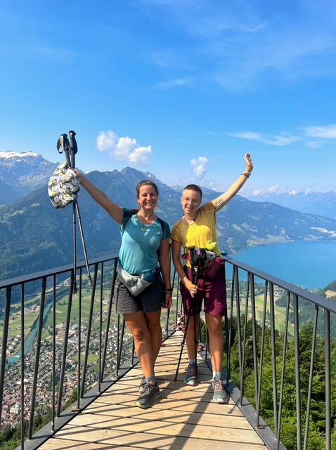 15. Juni 2023 - Estelle und Charlène durchqueren die Schweiz

 | Foto: Estelle/Charlène