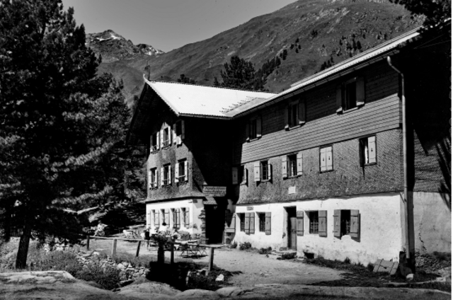 Das Gepatschhaus Anfang der 60er Jahre.  | Foto: Photographische Anstalt R. Mathis, Landeck