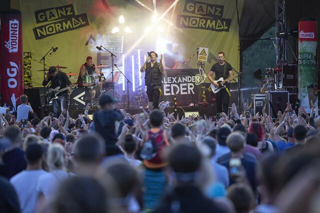 Headliner Alexander EDER! Viele Fans kamen extra wegen ihm zu Splash Hard. | Foto: Georges Schneider