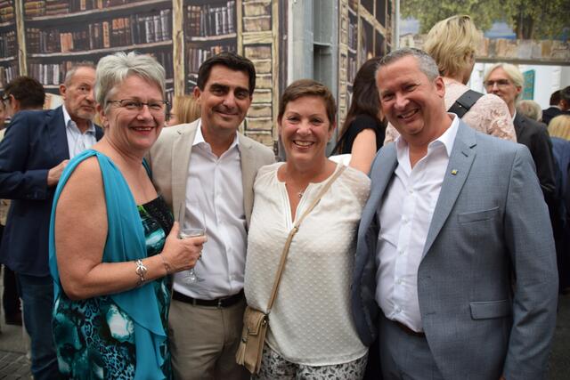Bürgermeisterin Magdalena Batoha, Bürgermeister Christian Gepp, Bürgermeister Gerald Glaser mit Gattin Monika.