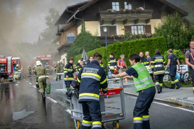 Zahlreiche Florianis aus dem Bezirk Hermagor, Spittal und Lienz standen im Einsatz. | Foto: Lutche