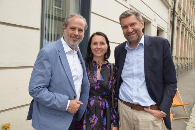 Sonst bewirbt er im Stadtmarketing Stockerau, diesmal genoss er den Abend auch privat: Georg Ihm (li.).