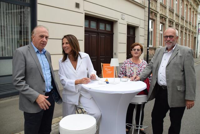 Vera Rußwurm mit Karl Tattyrek (li.).