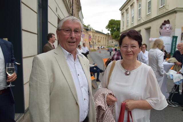 Karl Kronberger mit Gattin.