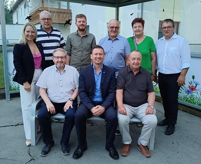 Gemeindeparteiobmann: Florian Weigl, 1. GPO-Stellvertreter: Robert Döller, 2. GPO-Stellvertreter: Paul Rainer, Finanzreferent: Karl Luger AAB: Johann Dorninger, Bauernbund: Bernhard Fellnhofer, Seniorenbund: Christine Gruber | Foto: Volkspartei