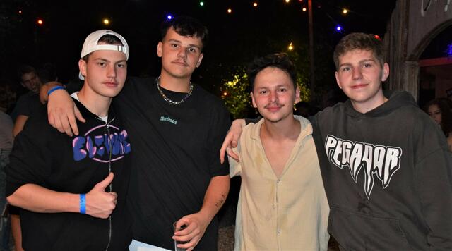 Julian, Bastian, Iulian und Florian feierten gemeinsam am Aufest in Kirchdorf am Inn. | Foto: Klara Fruhstorfer