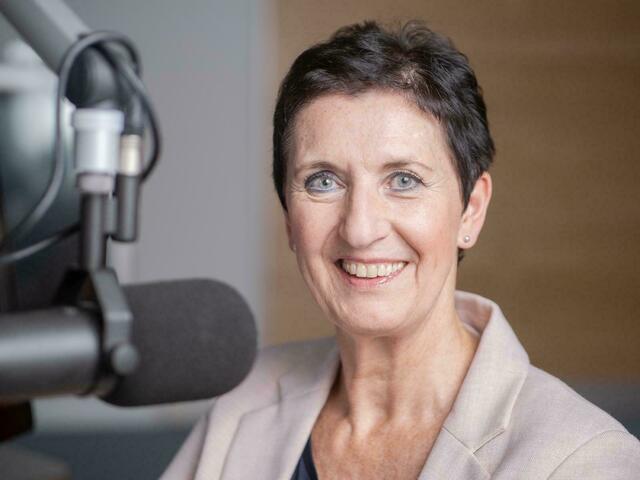 ORF-Moderatorin Waltraud Kiechl informiert live aus dem Studio. | Foto: Foto: ORF