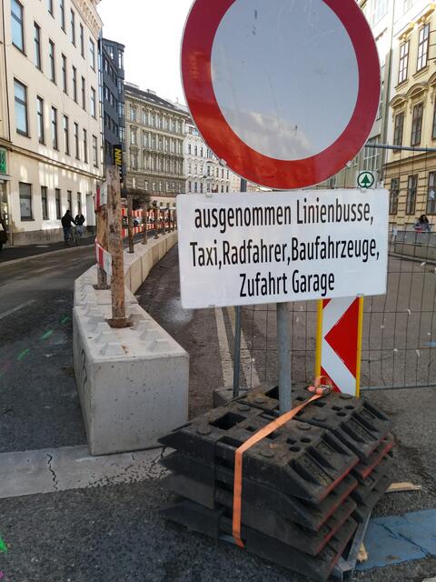 Die neue Maßnahme soll so lange gelten, bis die Baustelle steht. Danach werde man sie evaluieren.  | Foto: BV6