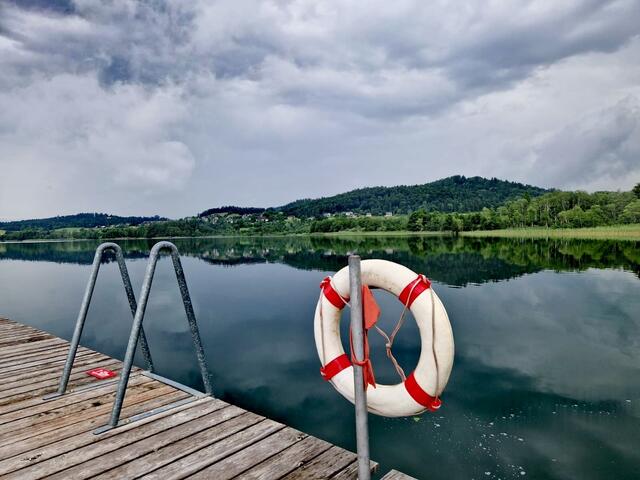 Leider war das Wetter zu kalt für einen Sprung ins Wasser.