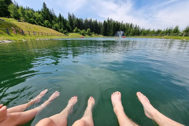 
Nicht nur viel Action findet man in der Wexl-Arena St. Corona sondern auch herrlich kühlendes Nass zum Erfrischen zwischendurch!