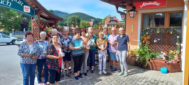 Karner Edith, Feldkirchner Helga, Karner Blanka, Köche Edith, Grabner Christa,Stritzl Gerti, Hochmeister Hilde, Stritzl Roswitha, Zechner Josef,Filek Martha, Grundböck Friedl und Heugner Leo | Foto: Pensionistenverband Rohrbach