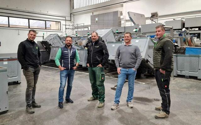 Gemeinsam erfolgreich: Andreas Norz, Andreas Giner, Walter Plank, Stefan Müßigang und Christof Appler vom Gemüseland Tirol | Foto: Gemüseland Hall