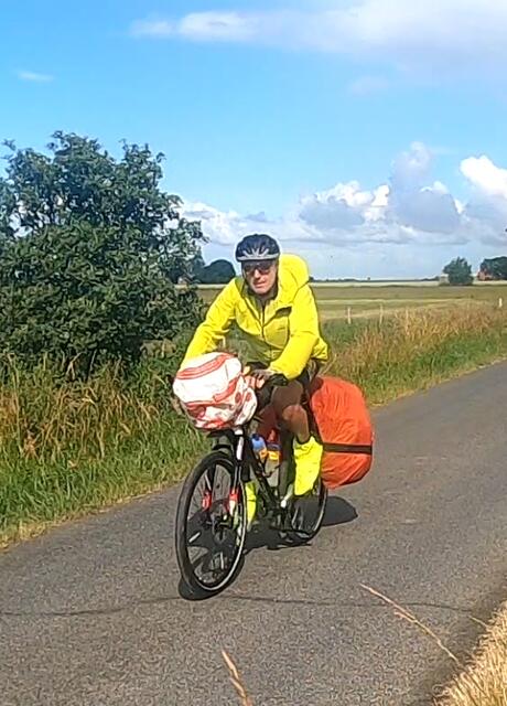 42 Tage lang war Gerald Horn mit dem Fahrrad unterwegs und umrundete ganz Deutschland. | Foto: KK