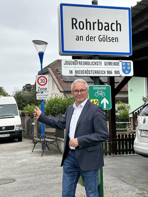 Karl Bader Bürgermeister der Gemeinde Rohrbach/Gölsen | Foto: Gemeinde Rohrbach/Gölsen