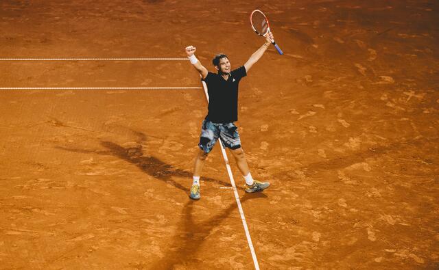 Thiem-Jubel über Semifinal-Einzug am Donnerstag. | Foto: Scheuber