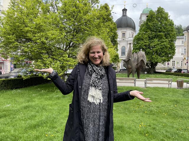 Die Fremdenführerin Inez Reichl  | Foto: Lisa Gold