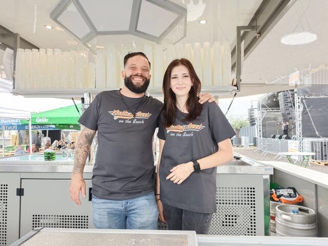Chsistopher oder anders genannt "der Inge" und Lena versorgten die Gäste mit Getränken