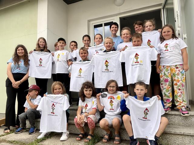 Eine tolle Erinnerung an die Ferienspiele auf dem Shirt | Foto: Ortag