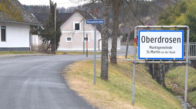 "Hauptstraßen" gibt es in Oberdrosen, St. Martin, Gritsch, Doiber und Welten. | Foto: Sarah Treiber