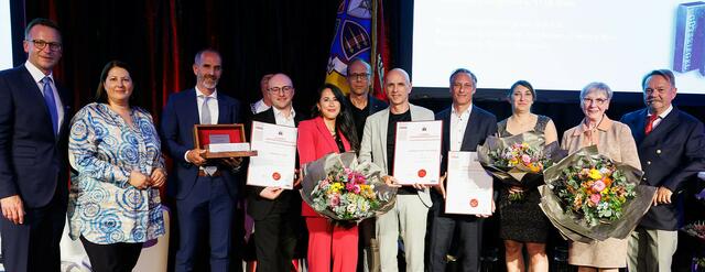 Die Ausgezeichneten beim Wiener Stadterneuerungspreis. | Foto: Wirtschaftskammer Wien