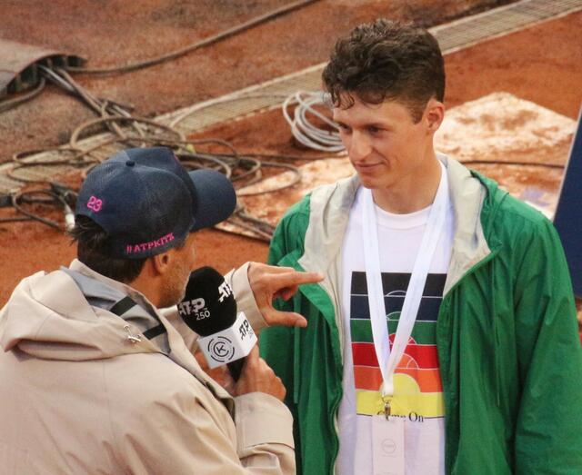 Platzinterview mit Radprofi Felix Gall - Generali Open Kitzbühel 2023. | Foto: Schwaighofer