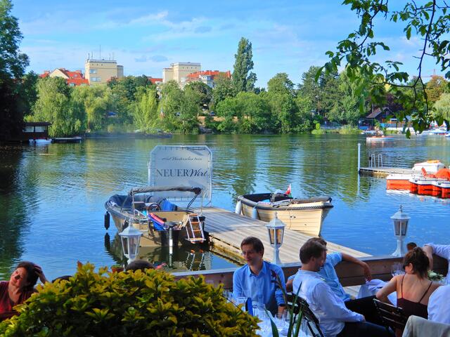 Aussicht von der Terrasse des NEUERWirts...