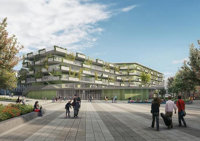 Der Bildungscampus am neuen Landgut öffnet diesen Herbst die Tore. | Foto: BV Favoriten