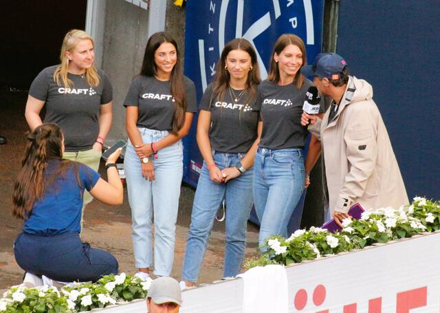 Platzinterview mit der Österr. Fußball Bundesliga Mannschaft aus Neulengbach. | Foto: Schwaighofer