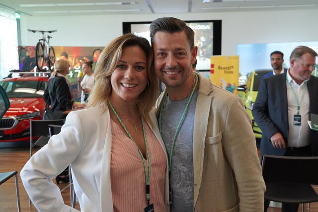 Die ehemaligen Profitänzer Florian Gschaider und Manuela Stöckl sind das Aushängeschild des Benefiz-Rennens. | Foto: Petra Huber