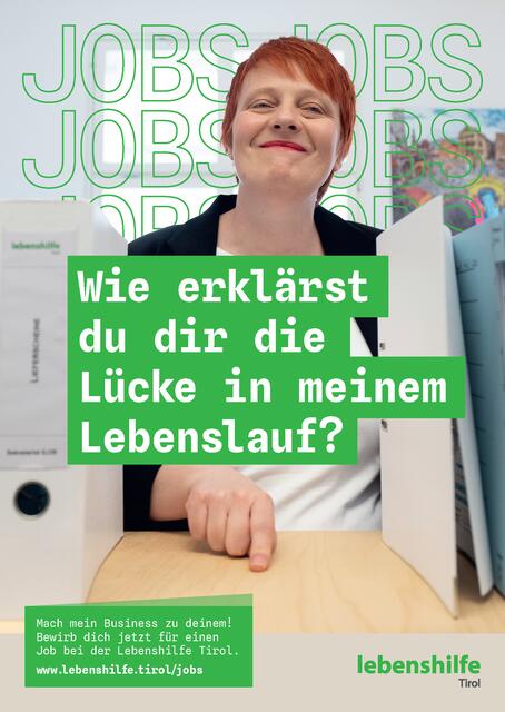 „Wie erklärst du dir die Lücke in meinem Lebenslauf?“  | Foto: Lebenshilfe Tirol