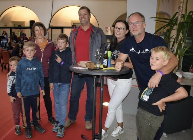 Daniel, Michael, Teresa, Josef und Werner Brunmayr, Beate, Werner und Julian Ruckensteiner