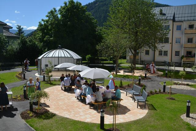 Eröffnung des neuen Gartens der Sinne im Seniorenwohnheim St. Barbara in Tamsweg. | Foto: RegionalMedien