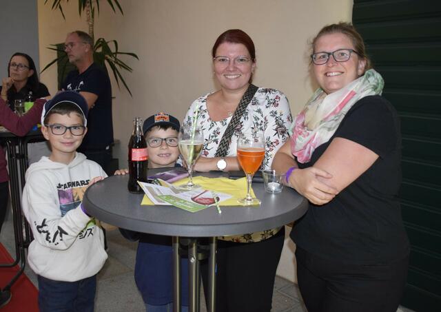Leonhard, Raphael und Tanja Grader, Silvia Spanner