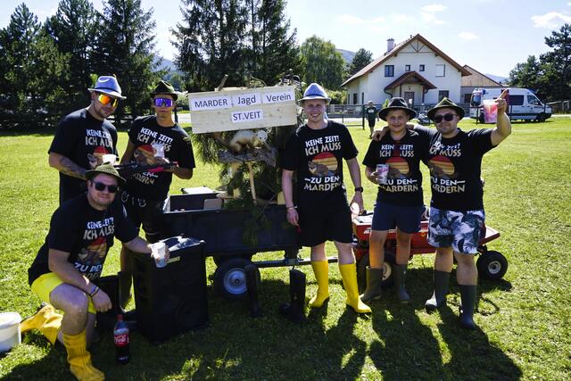Christof, Christian, Angal, Martin, Maxi, Michael und Bartl