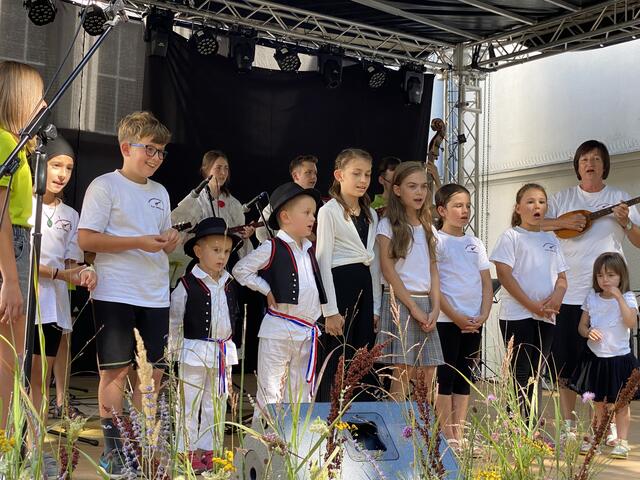 Die jüngsten der Graničari machten den Auftakt